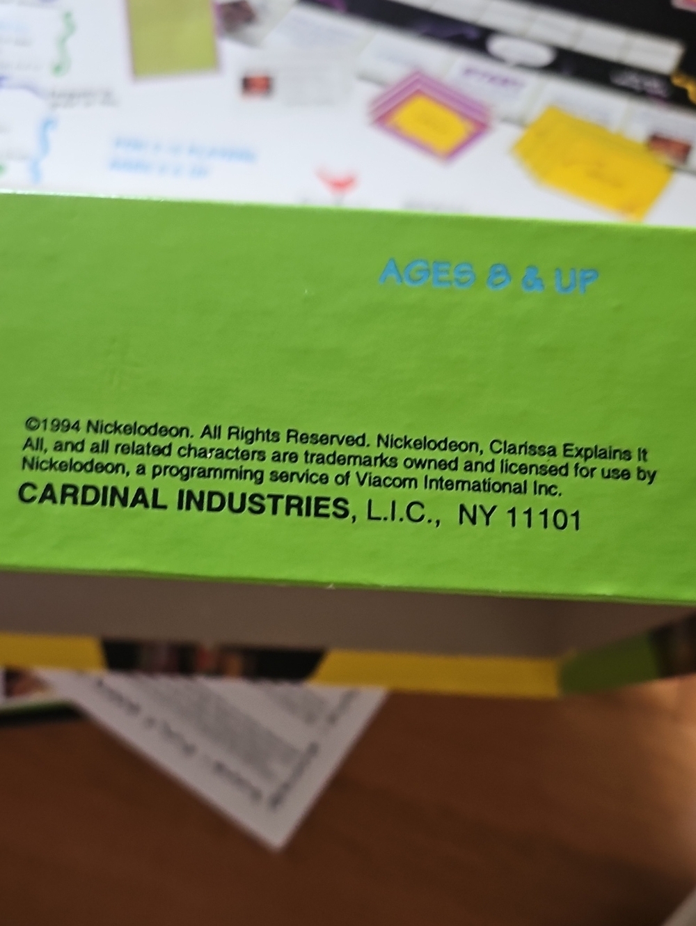Vintage 1994 Clarissa Explains It All Board Game Nickelodeon Complete - Picture 13 of 14